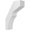 Ekena Millwork 3-in. W x 8-in. D x 12-in. H Monterey Architectural Grade PVC Knee Brace BRCP03X08X12MON - alternate 1
